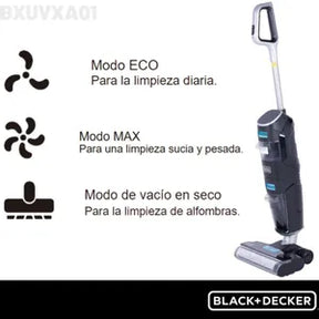 Aspiradora y Trapeadora Black & Decker Inalámbrica Duo Pro Max