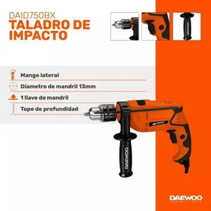 Amoladora Angular + Taladro Percutor Daewoo 750w Combo Pack