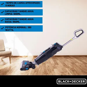 Aspiradora y Trapeadora Black & Decker Inalámbrica Duo Pro Max