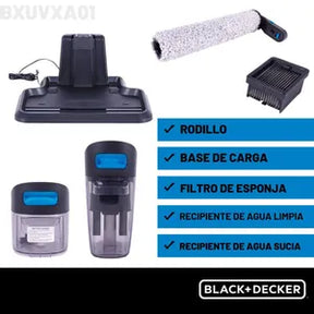 Aspiradora y Trapeadora Black & Decker Inalámbrica Duo Pro Max